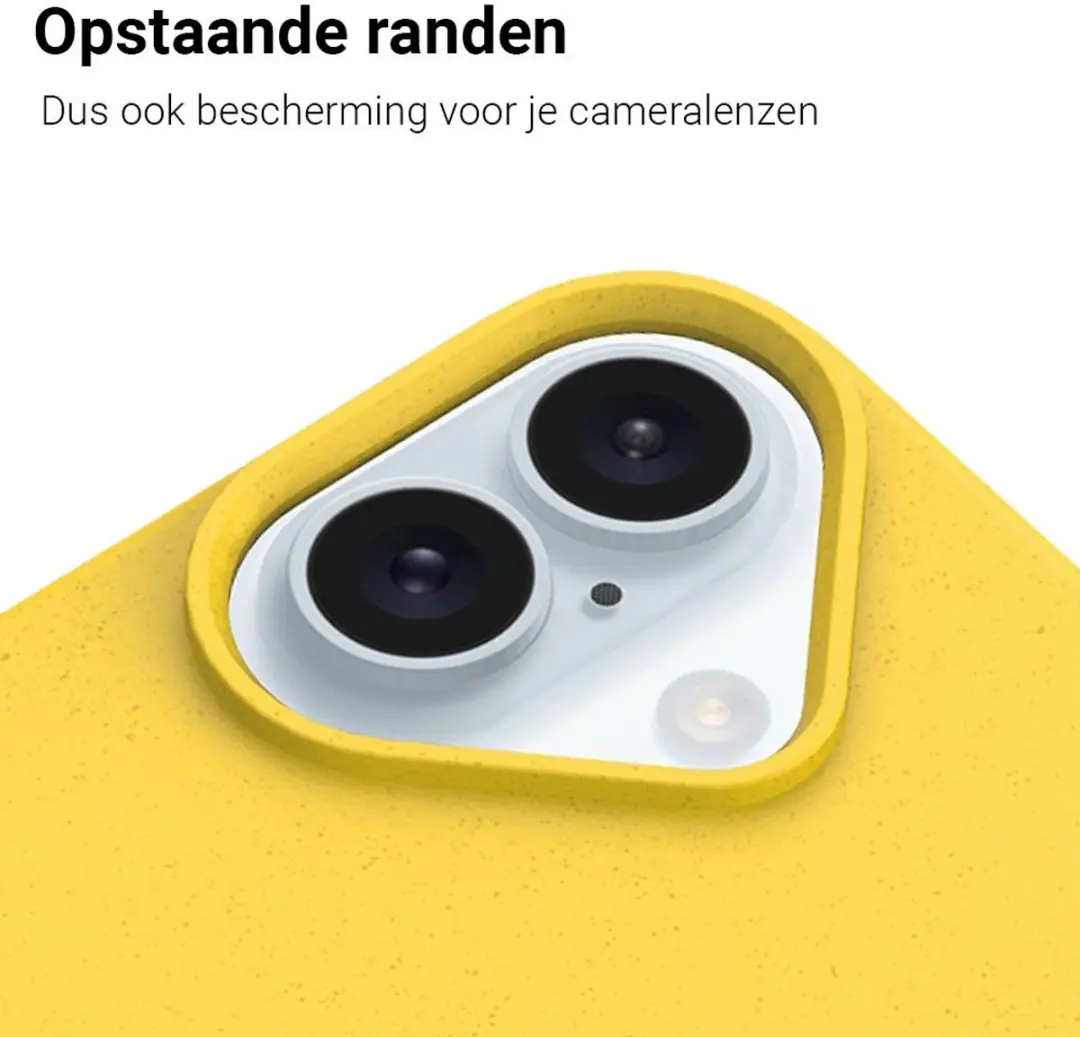 MobiQ Flexibel Eco Hoesje iPhone 17 - Rood