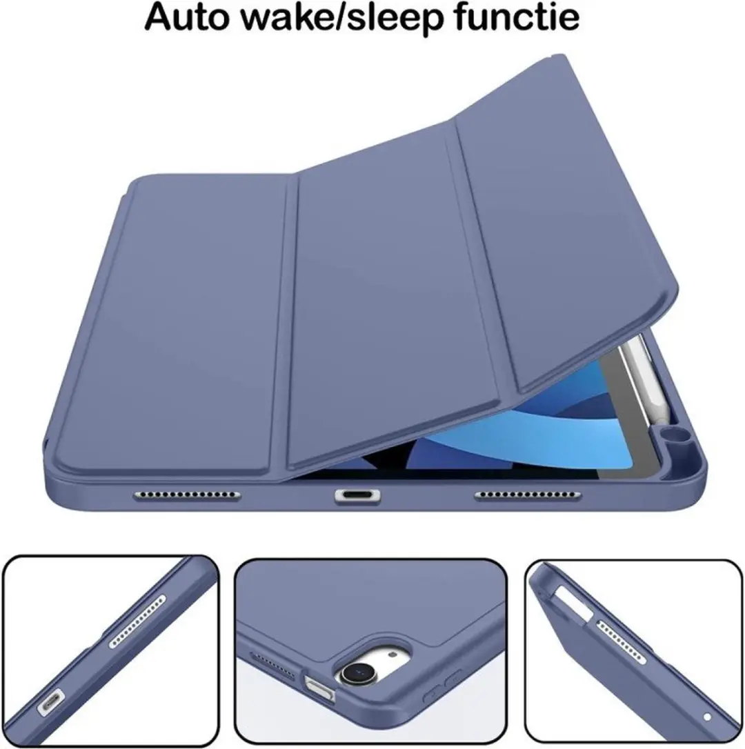 MobiQ 13-03449 Folio Hoes iPad Air 13 (2024) - Lavender Grey