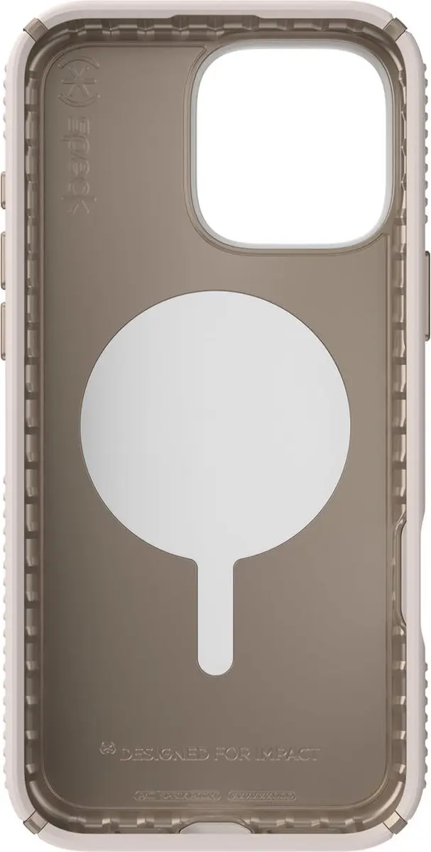Speck Presidio2 Grip 150725-3214 Hoesje - iPhone 16 Pro Max - Beige/Geel