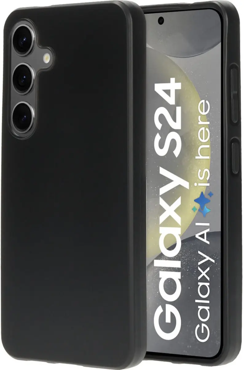 Mobiparts MP-125435 Hoesje Samsung Galaxy S24 - Zacht TPU - Zwart