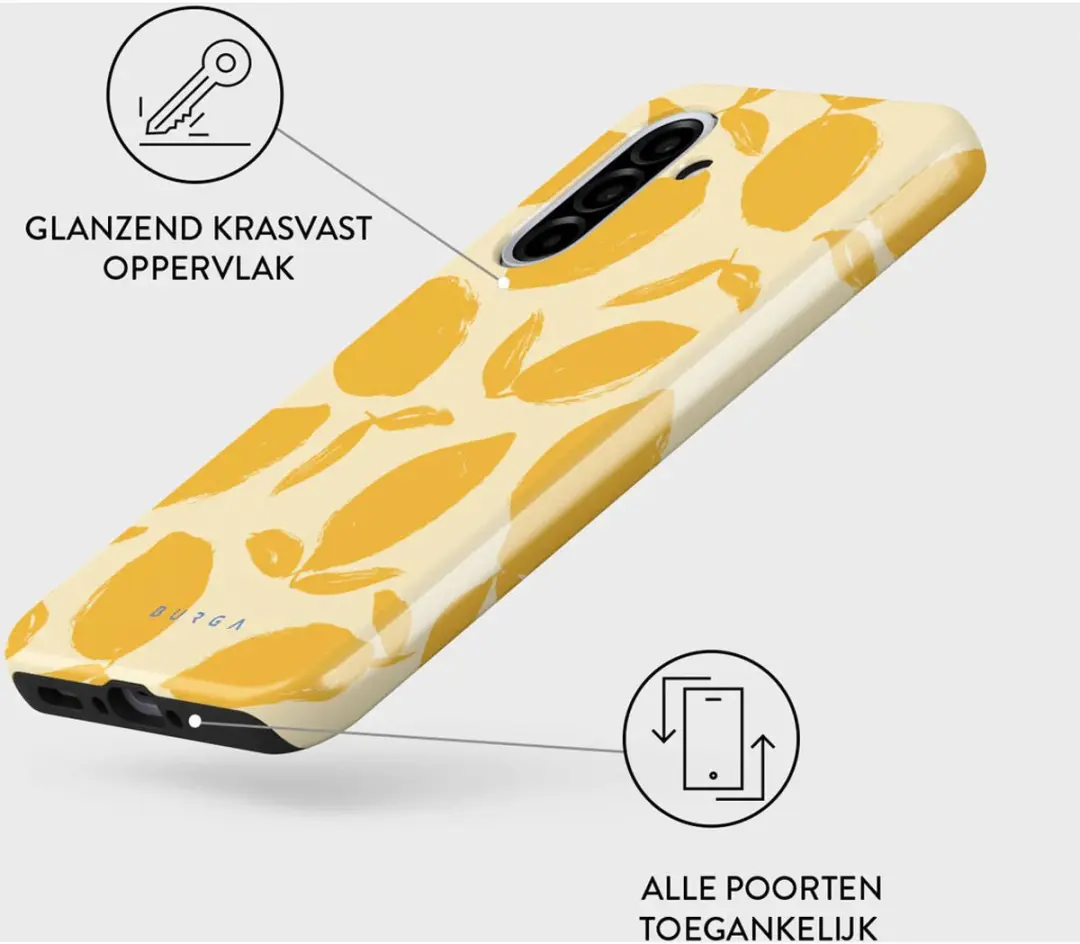 Burga Tough Case Samsung Galaxy A36 - Lemon Tart