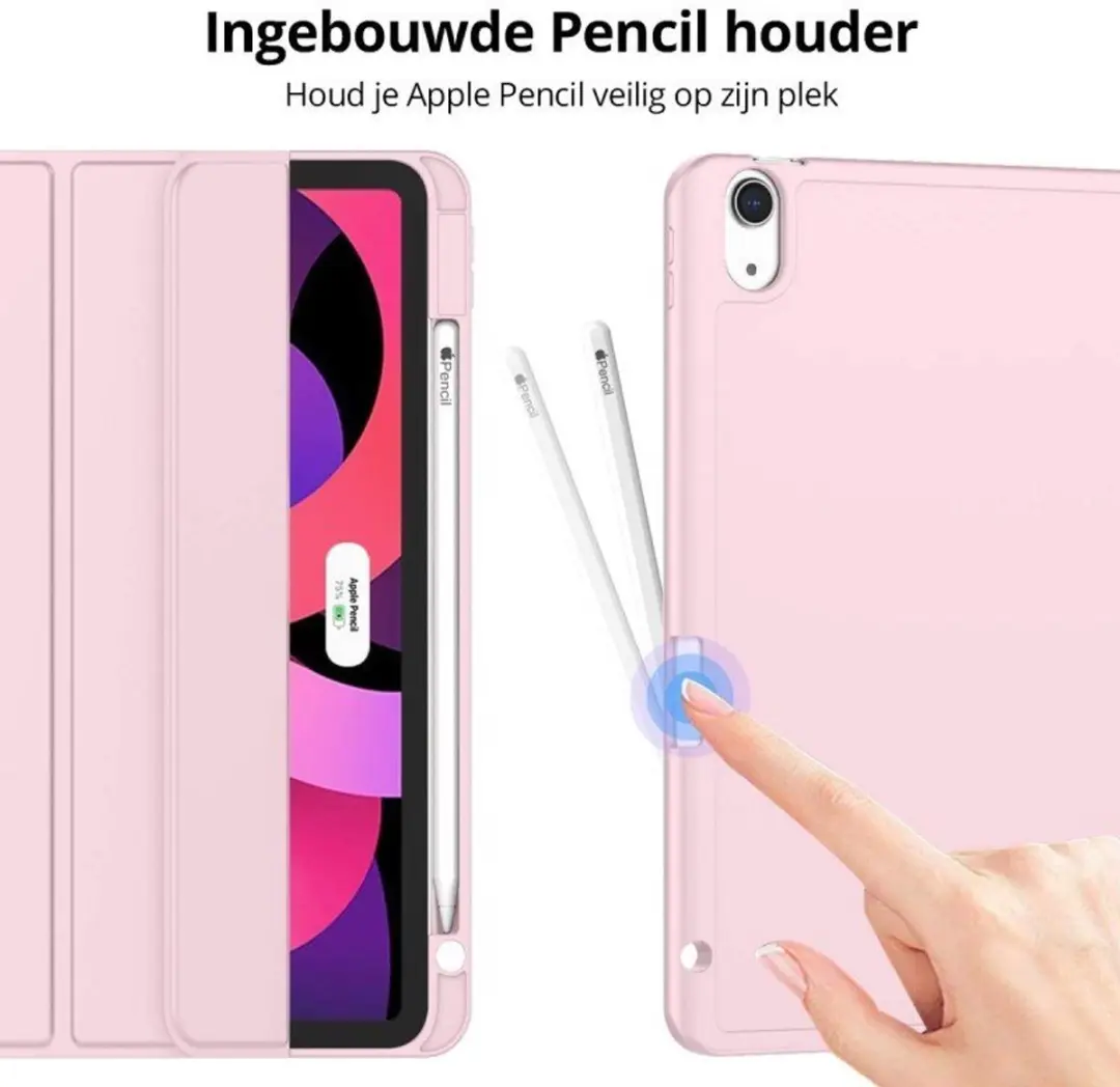 MobiQ Flexibele Trifold Hoes 46-00961 - iPad Air 11 (2025) - Roze
