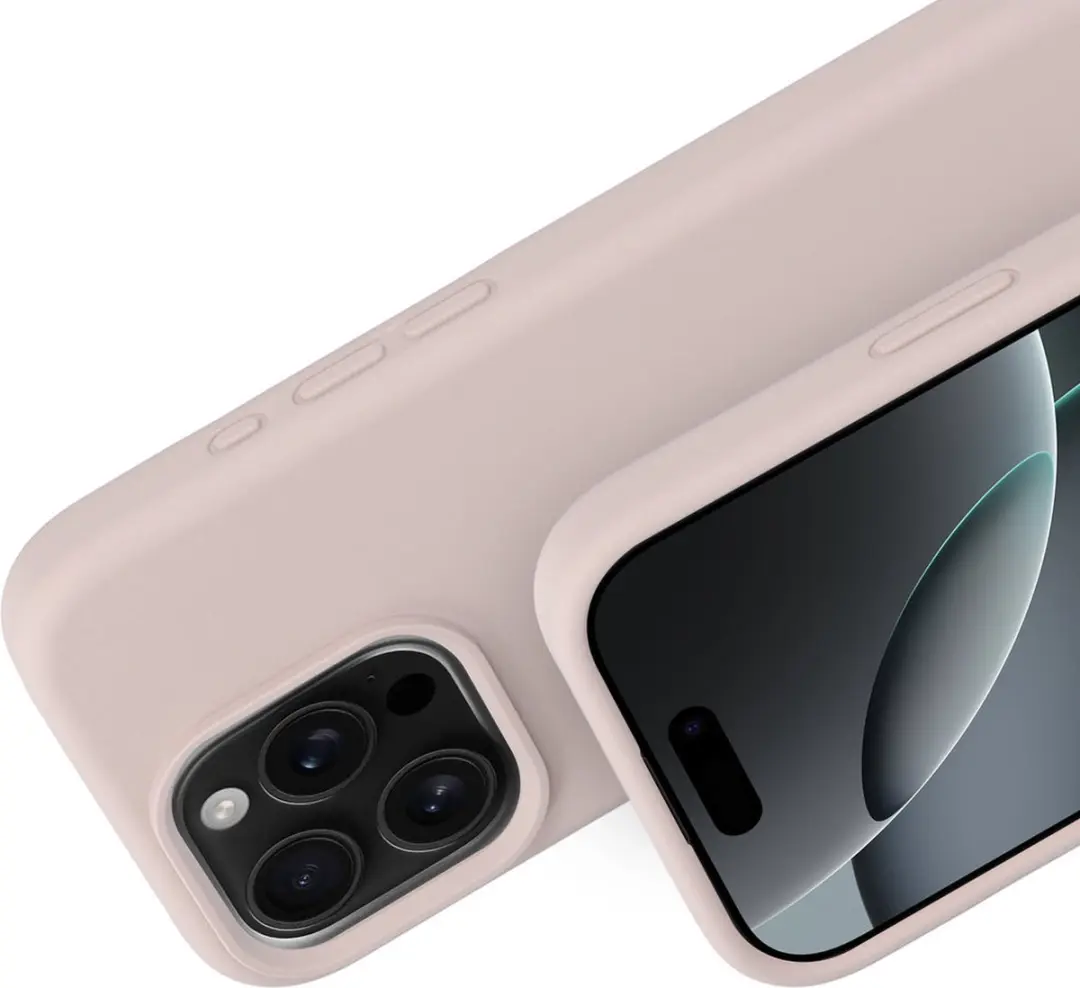 Mobiparts Hoesje iPhone 16 Pro MP-127669 - Beige Roze