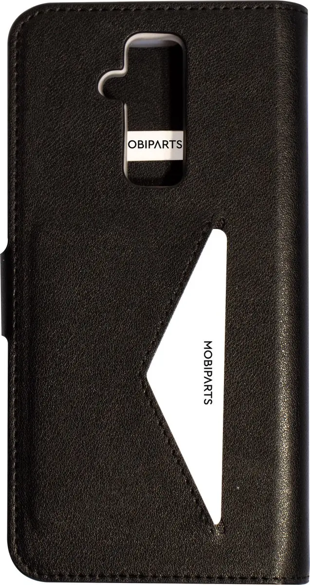 Mobiparts MP-84155 Hoesje Huawei Mate 20 Lite - Wallet - Eco Leer - Zwart