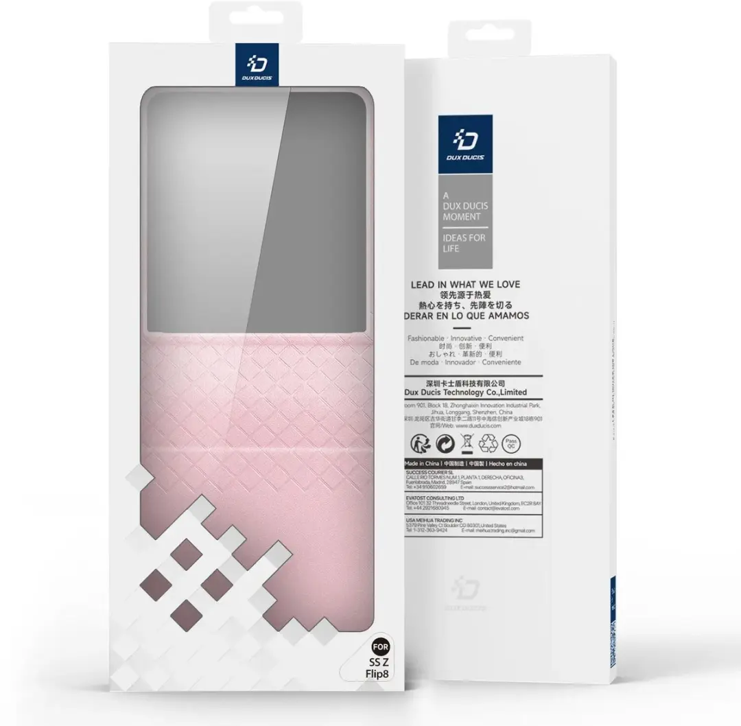 Dux Ducis Hoesje Samsung Galaxy Z Flip8 - Roze