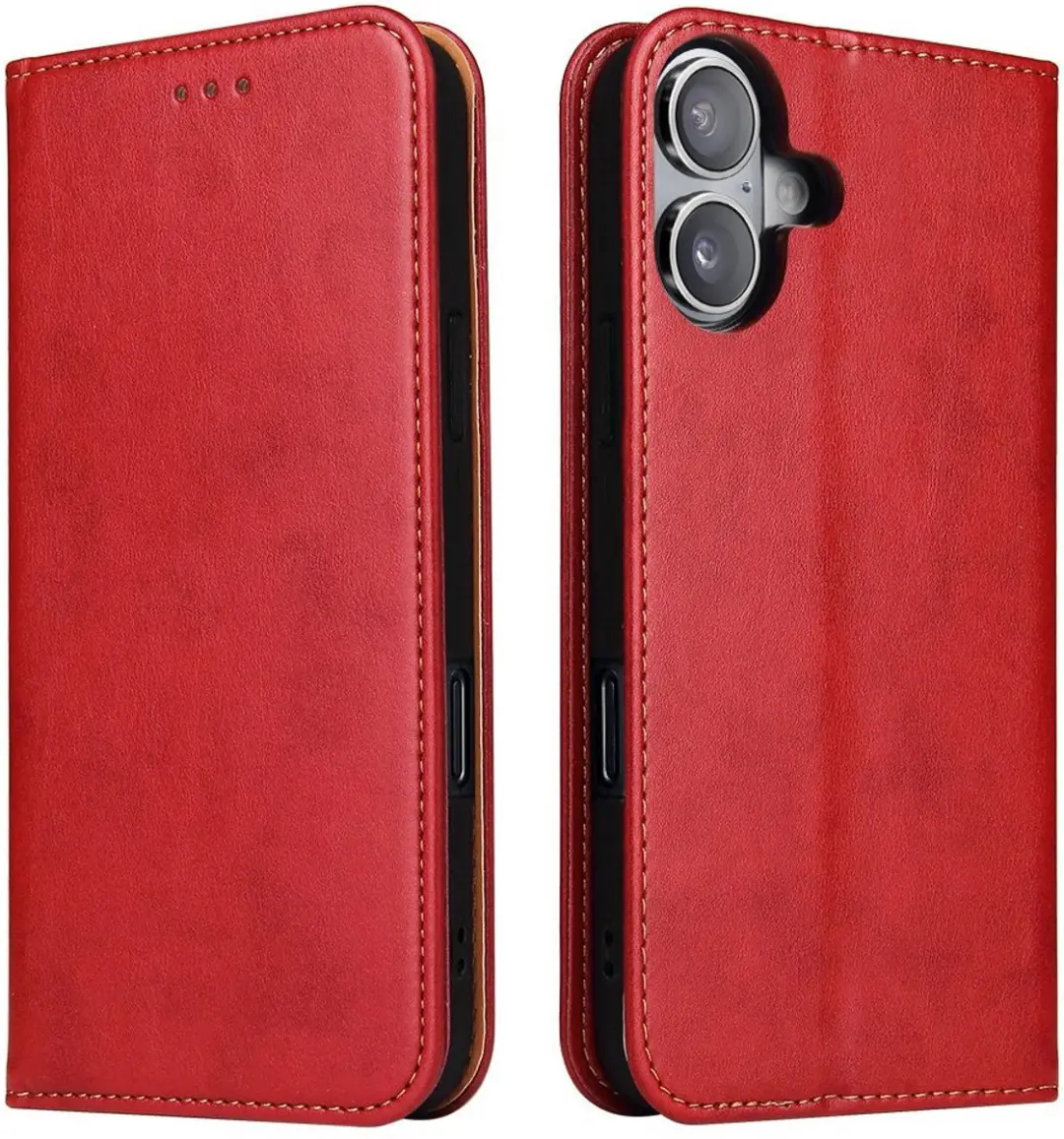 MobiQ Premium Business Wallet iPhone 17 - Rood - MPN 46-01162