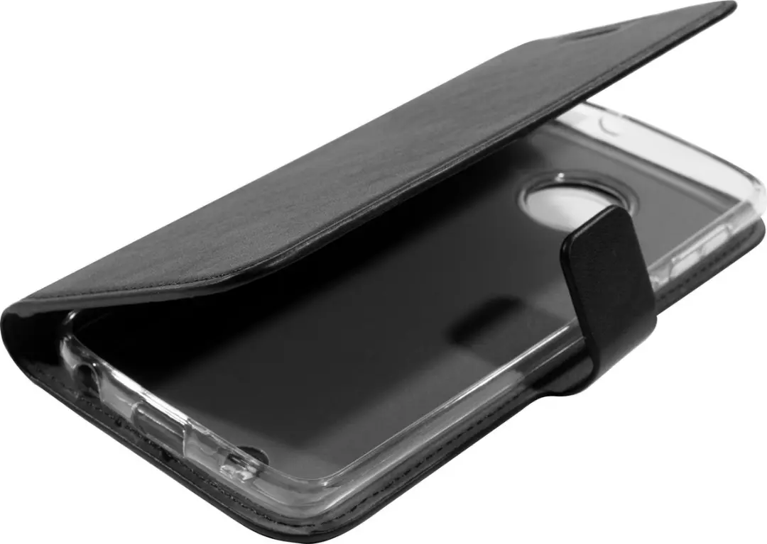 Mobiparts MP-76654 Hoesje Motorola Moto G6 - Wallet Eco Leer - Zwart