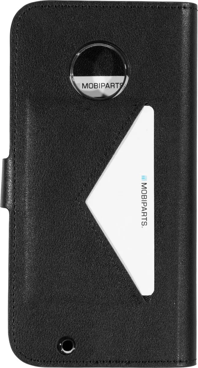 Mobiparts MP-76654 Hoesje Motorola Moto G6 - Wallet Eco Leer - Zwart