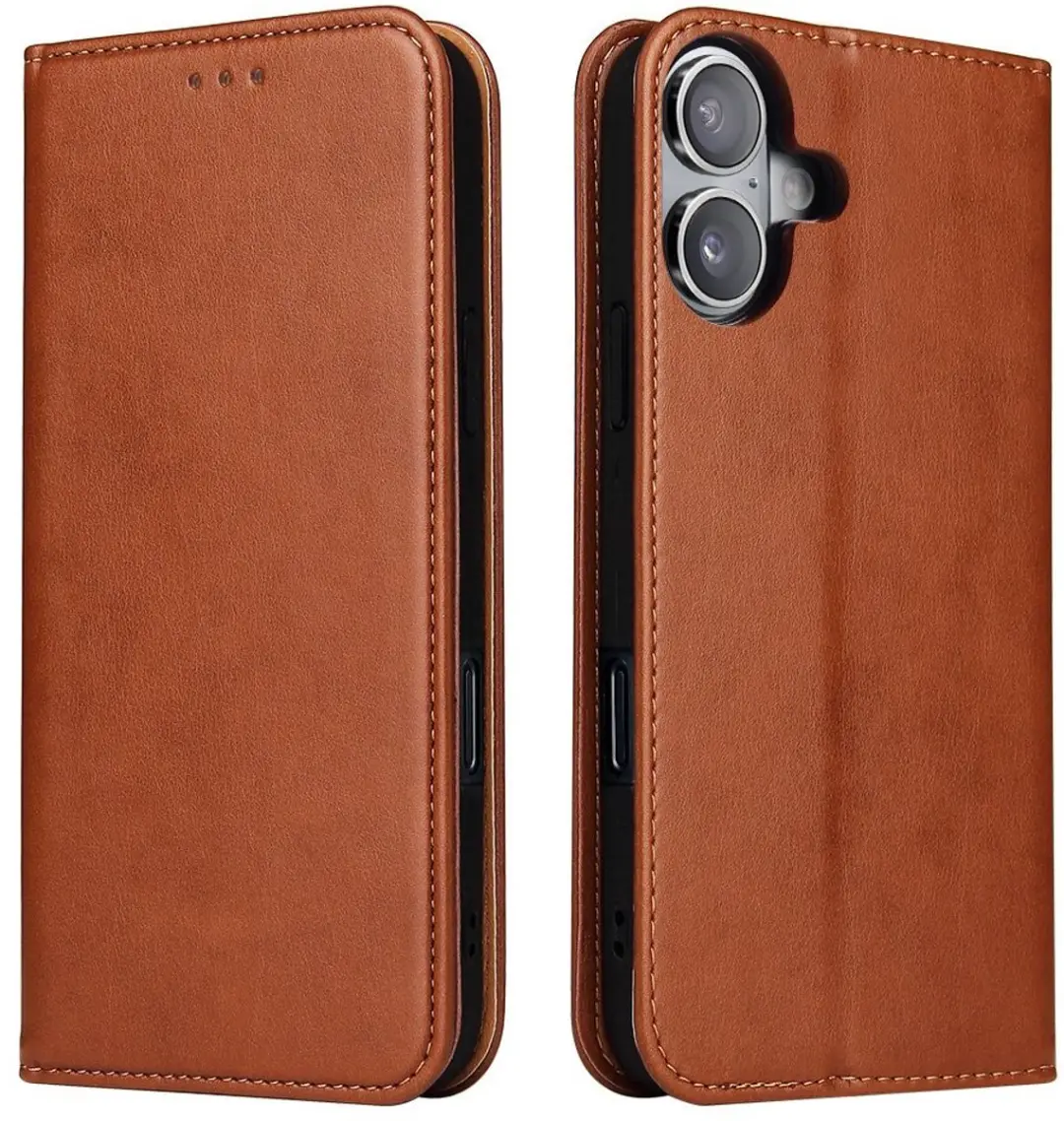 MobiQ Premium Business Wallet iPhone 17 - bruin