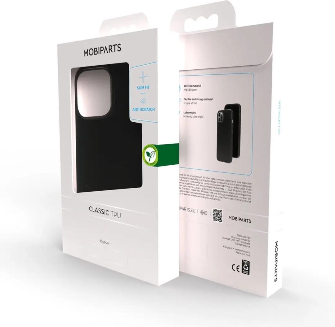 Mobiparts Classic TPU Hoesje MP-5001045 - iPhone 14 Pro Max - Zwart