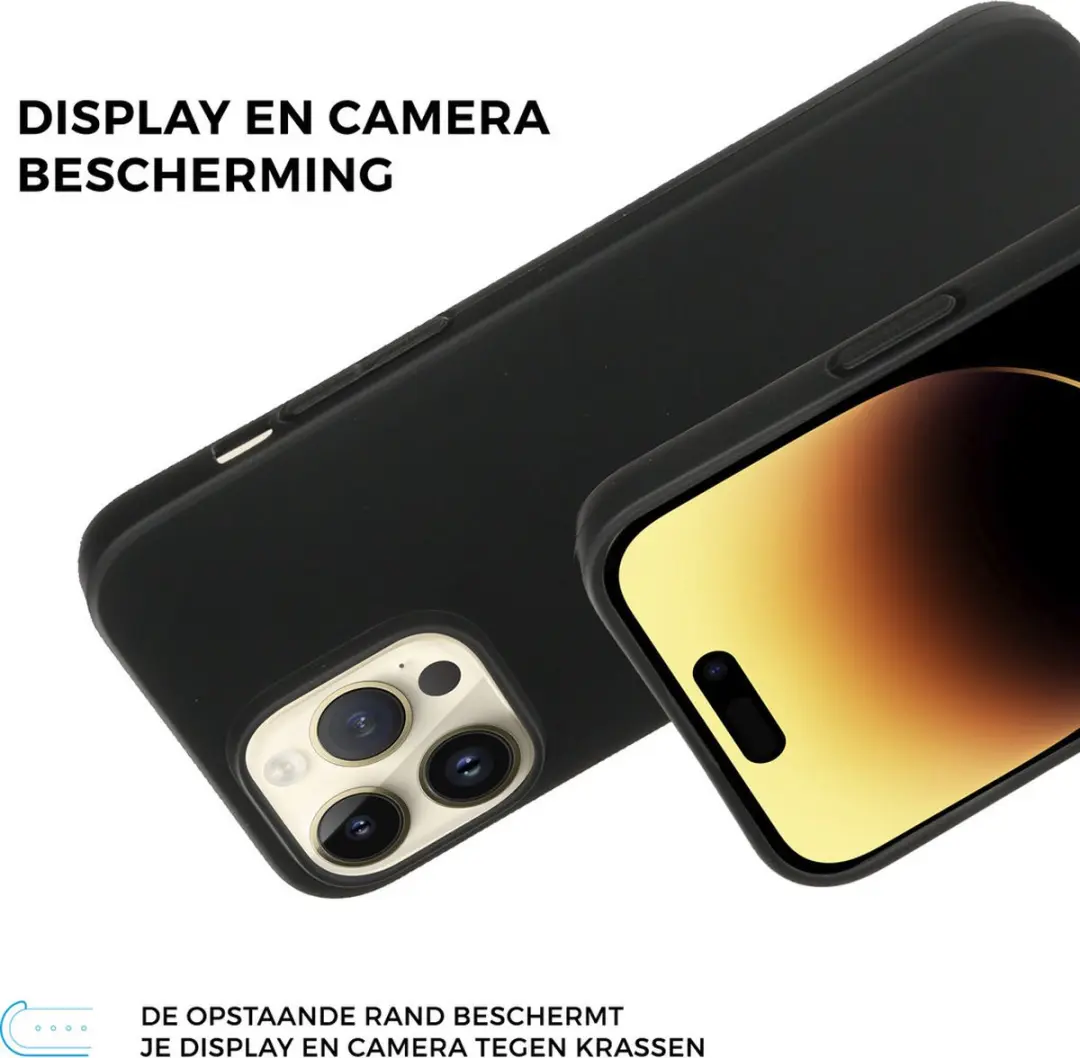 Mobiparts Classic TPU Hoesje MP-5001045 - iPhone 14 Pro Max - Zwart