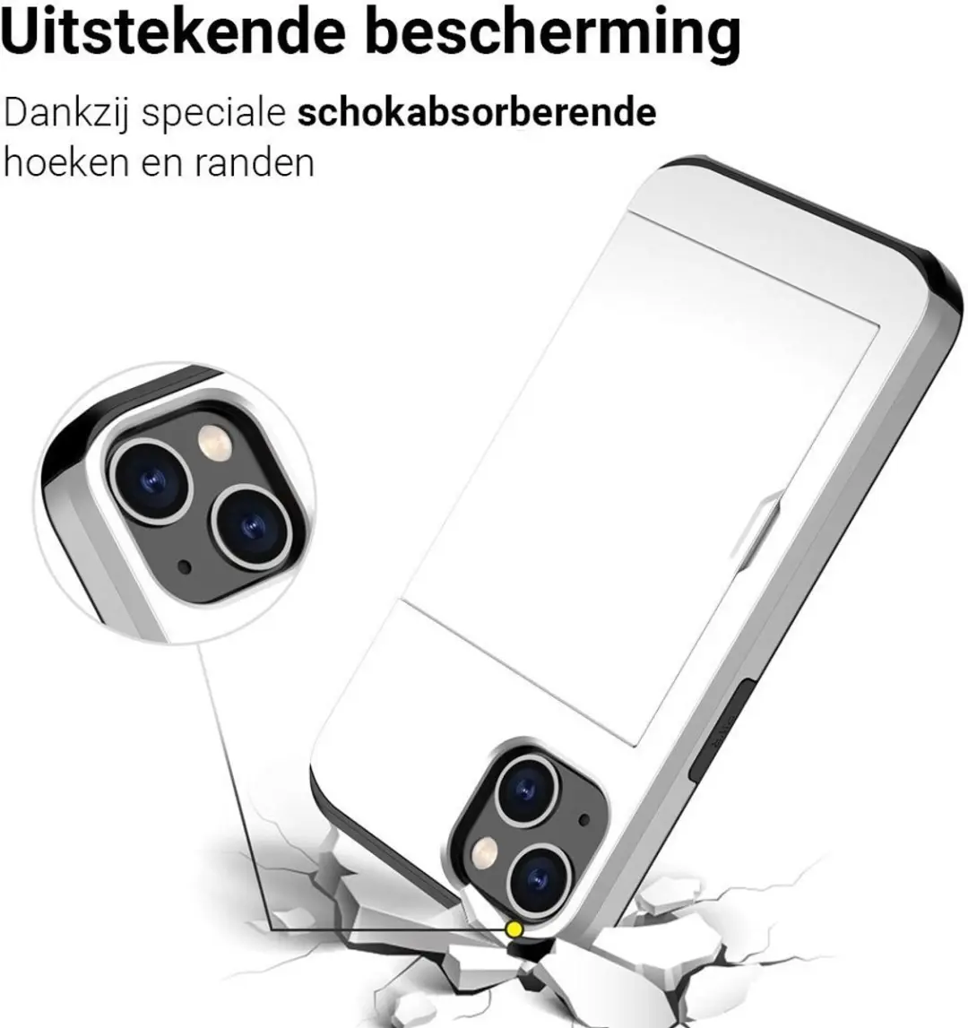 MobiQ iPhone 16e Pashoesje 46-00829 - Wit