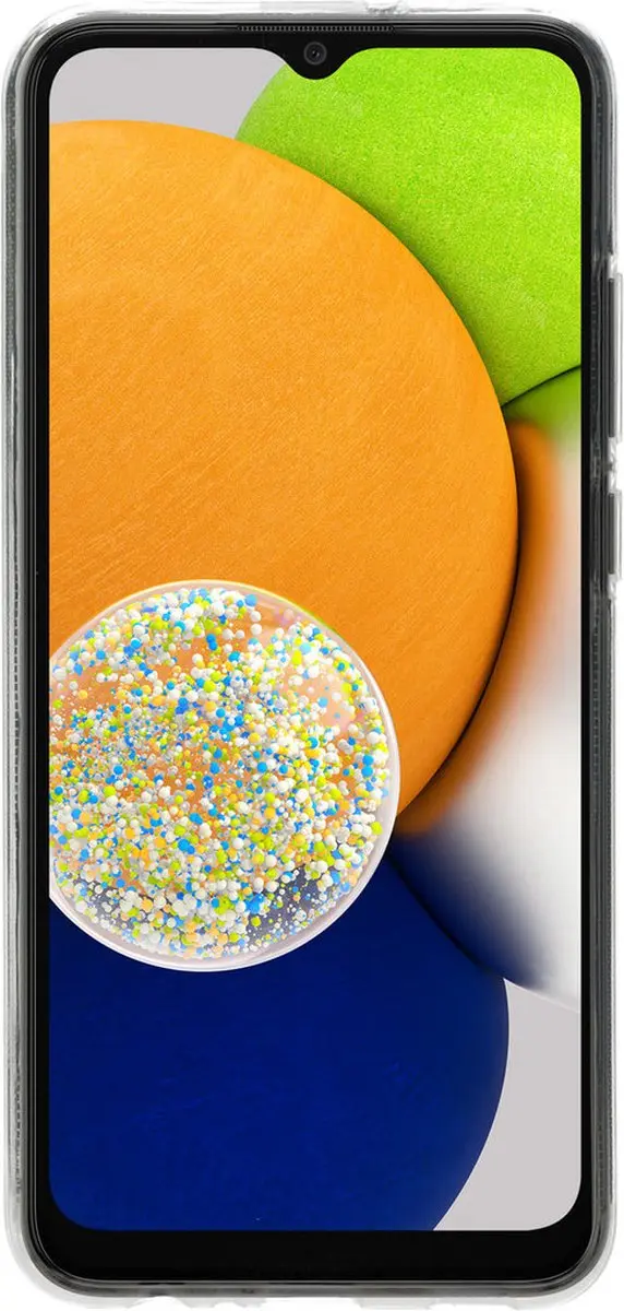 Mobiparts MP-122338 Hoesje Samsung Galaxy A03 - Transparant