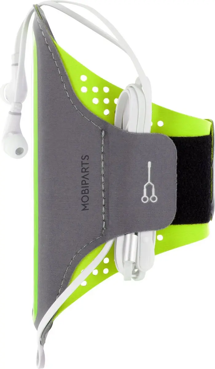 Mobiparts Hardlooparmband iPhone 13 Mini MP-118663 - Groen