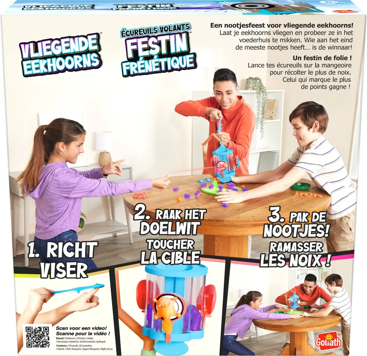 Goliath Vliegende Eekhoorns - Gezinsspel - Actiespel