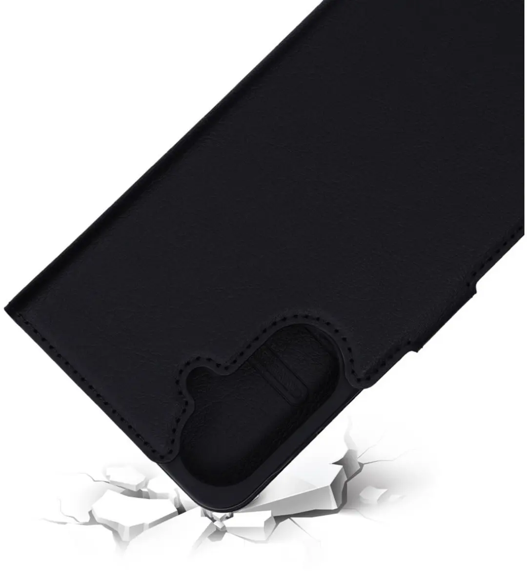 Mobiparts MP-10056 Hoesje Samsung Galaxy A57 - Wallet - Eco Leer - Zwart