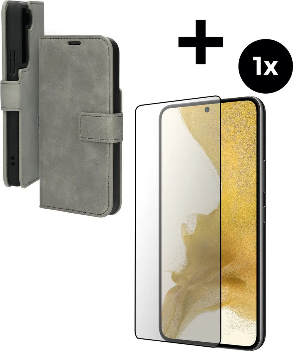 Mobiparts Classic Wallet Hoesje MP-5000875 - Grijs