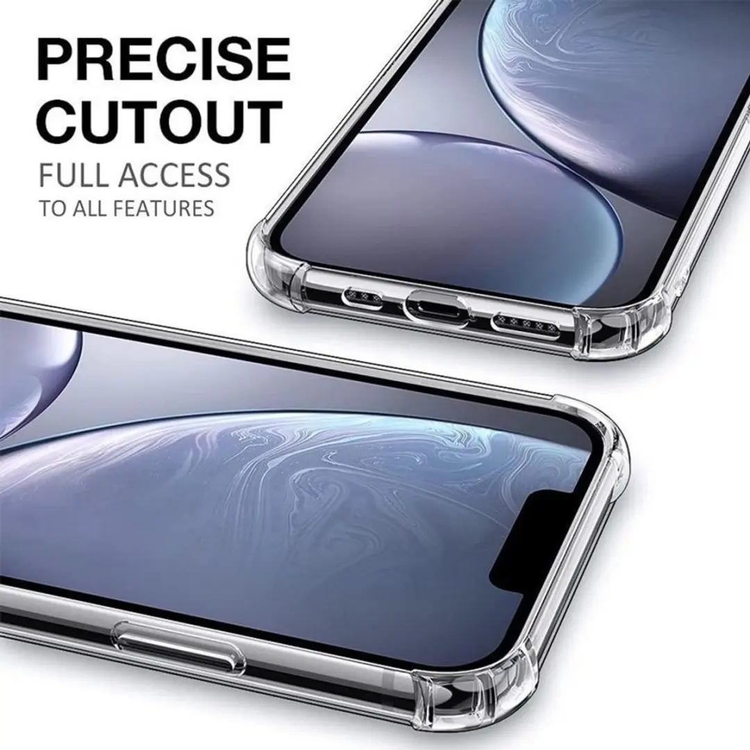 MobiQ Clear Rugged Hoesje iPhone 15 Plus - 13-03051 - Transparant