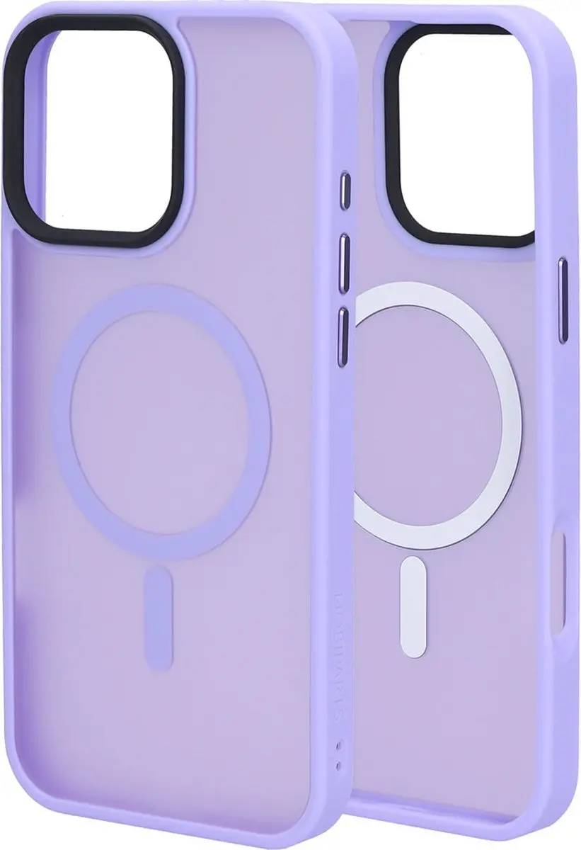 Mobiparts MP-127220 Hoesje iPhone 16 Pro Max - MagSafe - Roze Paars - afbeelding 6 van 6