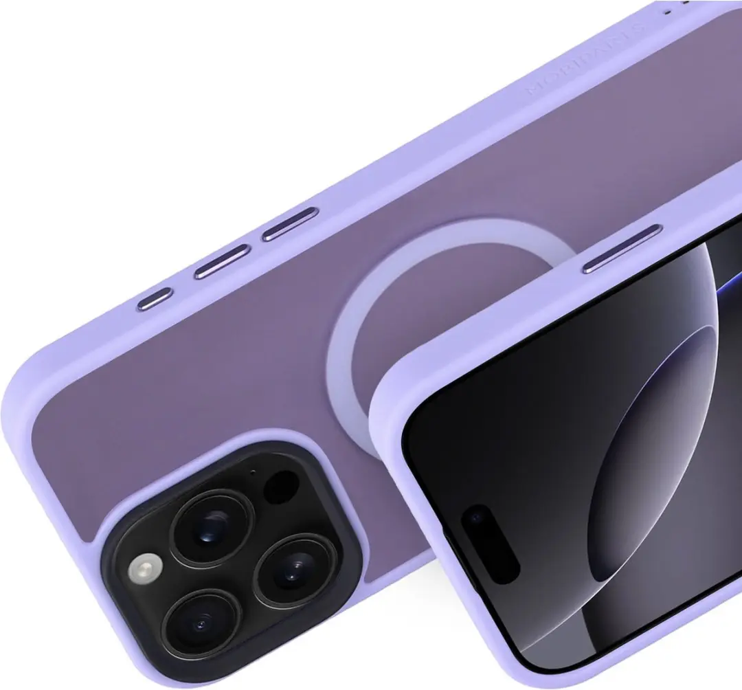 Mobiparts MP-127220 Hoesje iPhone 16 Pro Max - MagSafe - Roze Paars