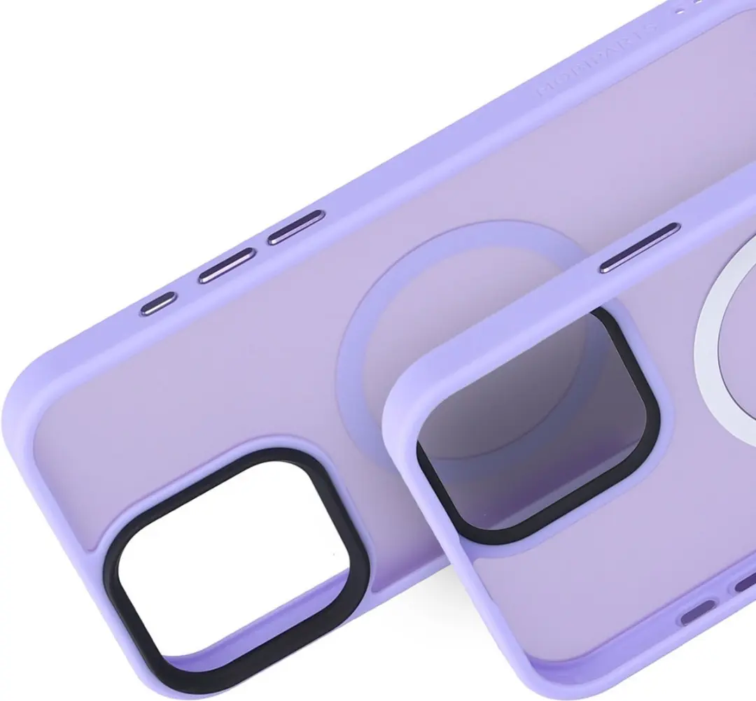 Mobiparts MP-127220 Hoesje iPhone 16 Pro Max - MagSafe - Roze Paars