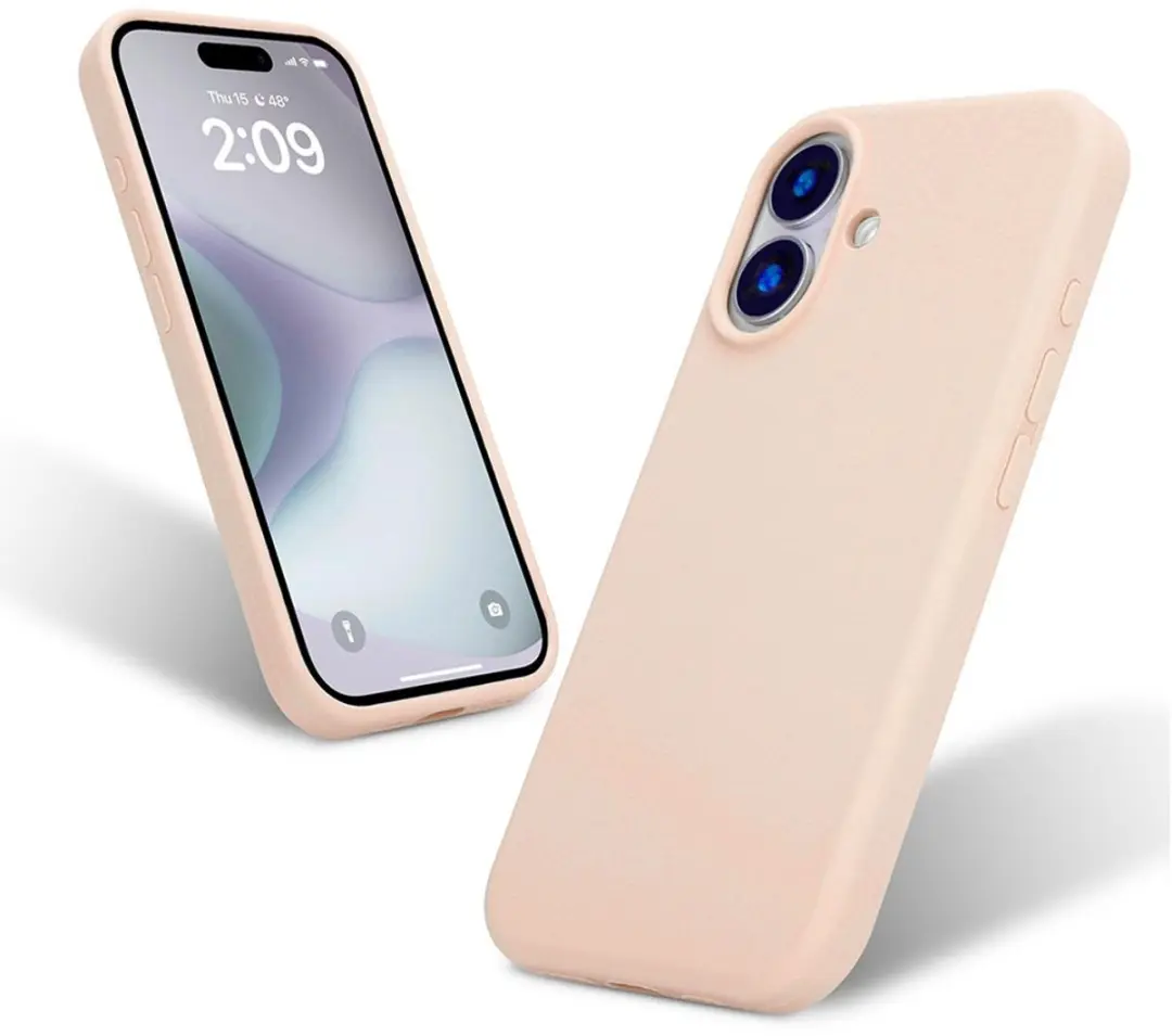 MobiQ Liquid Silicone Hoesje iPhone 16 Plus