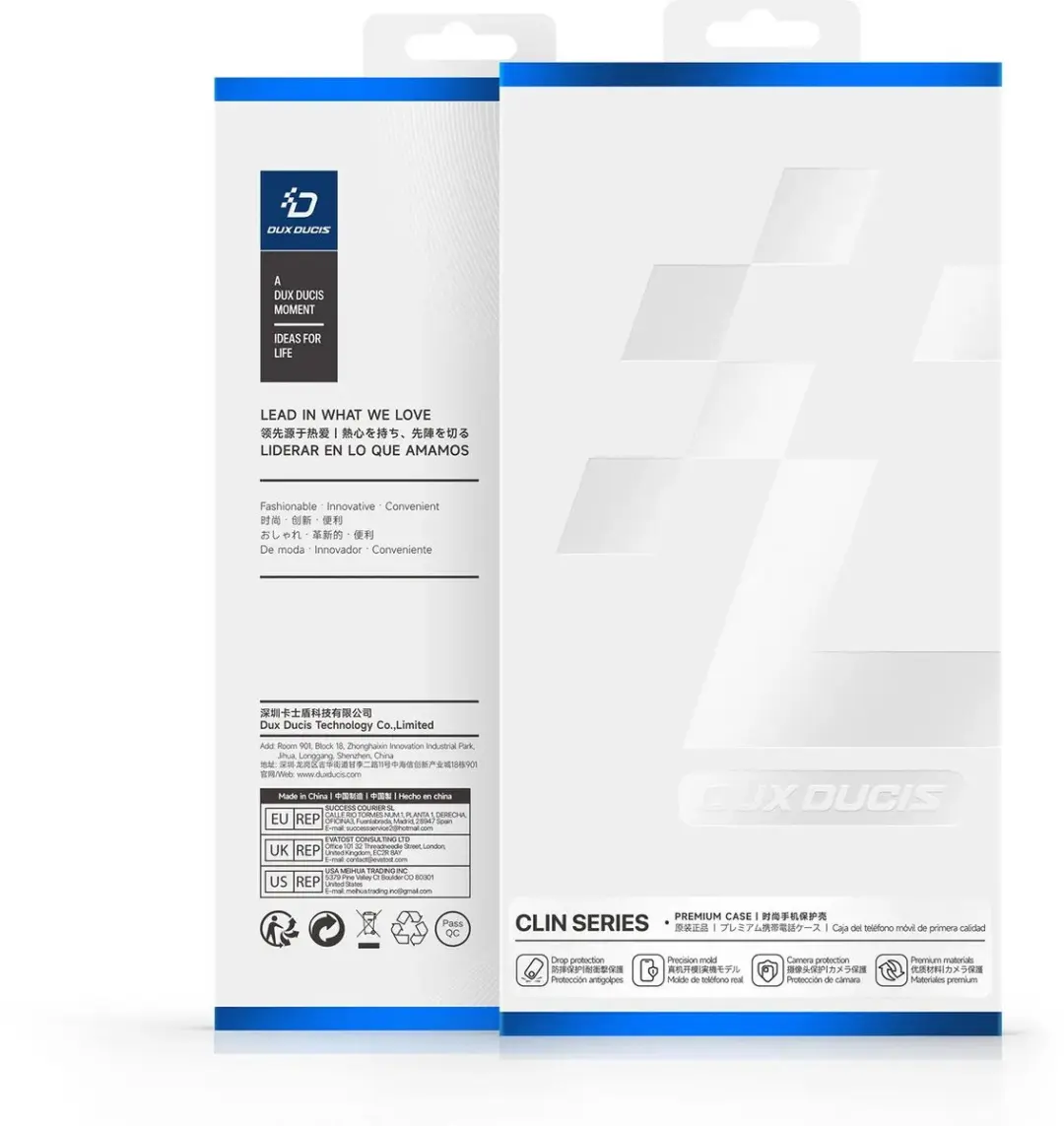 Dux Ducis Clin Hoesje Samsung Galaxy Z Fold8 Ultra - Transparant