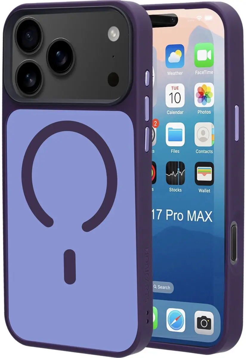 Mobiparts MP-130083 Hoesje iPhone 17 Pro Max - MagSafe - Paars - afbeelding 6 van 6