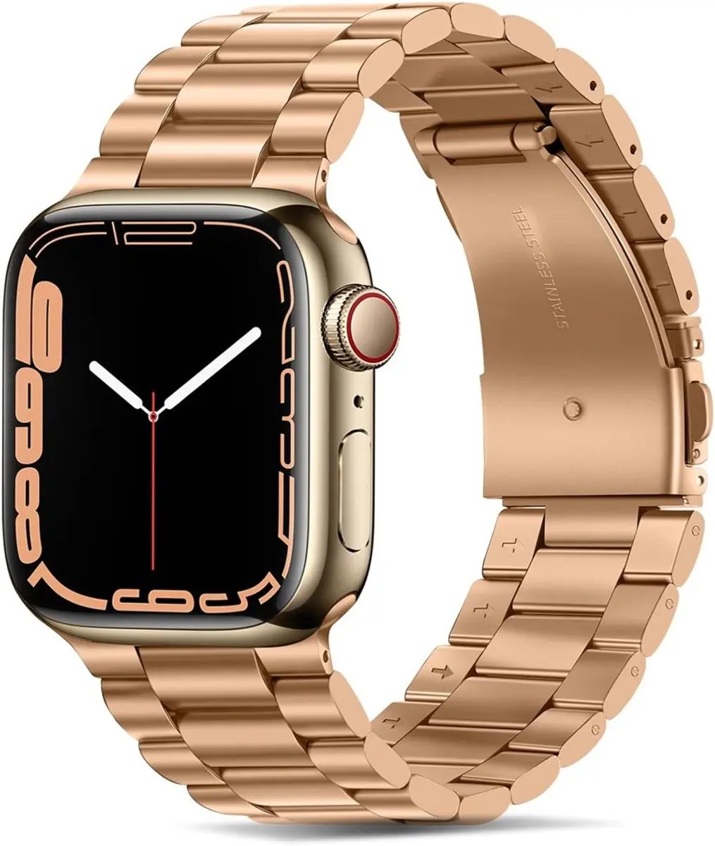 MobiQ Luxe Metalen Bandje Apple Watch 38mm