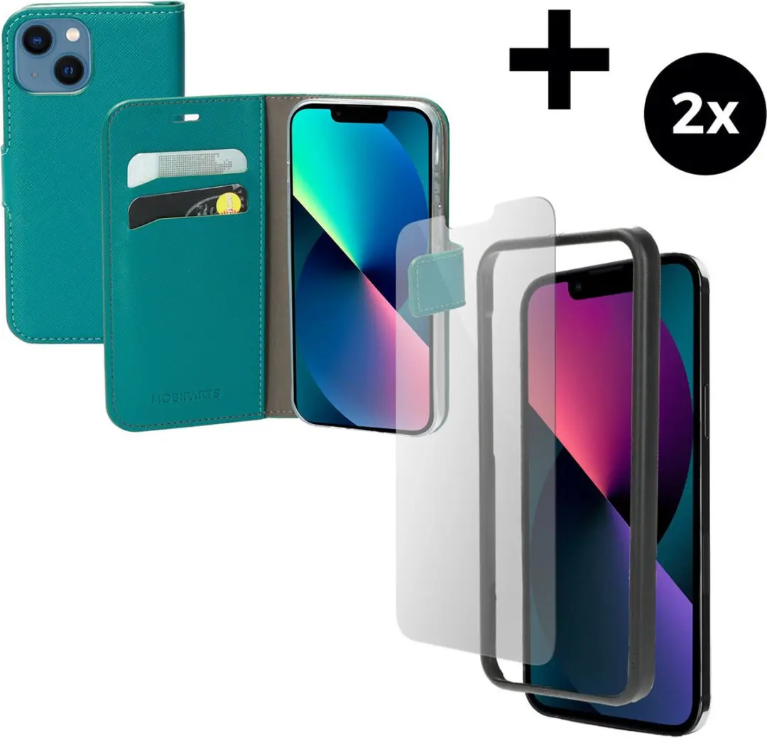 Mobiparts Saffiano Wallet Hoesje iPhone 13 Mini