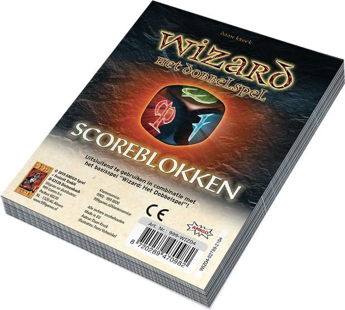 999 Games Wizard Uitbreiding - Scoreblokken 3 Stuks