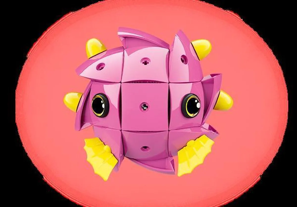 Geomag Kor Tazoo Dina Roze Bouwset - 71 Delen