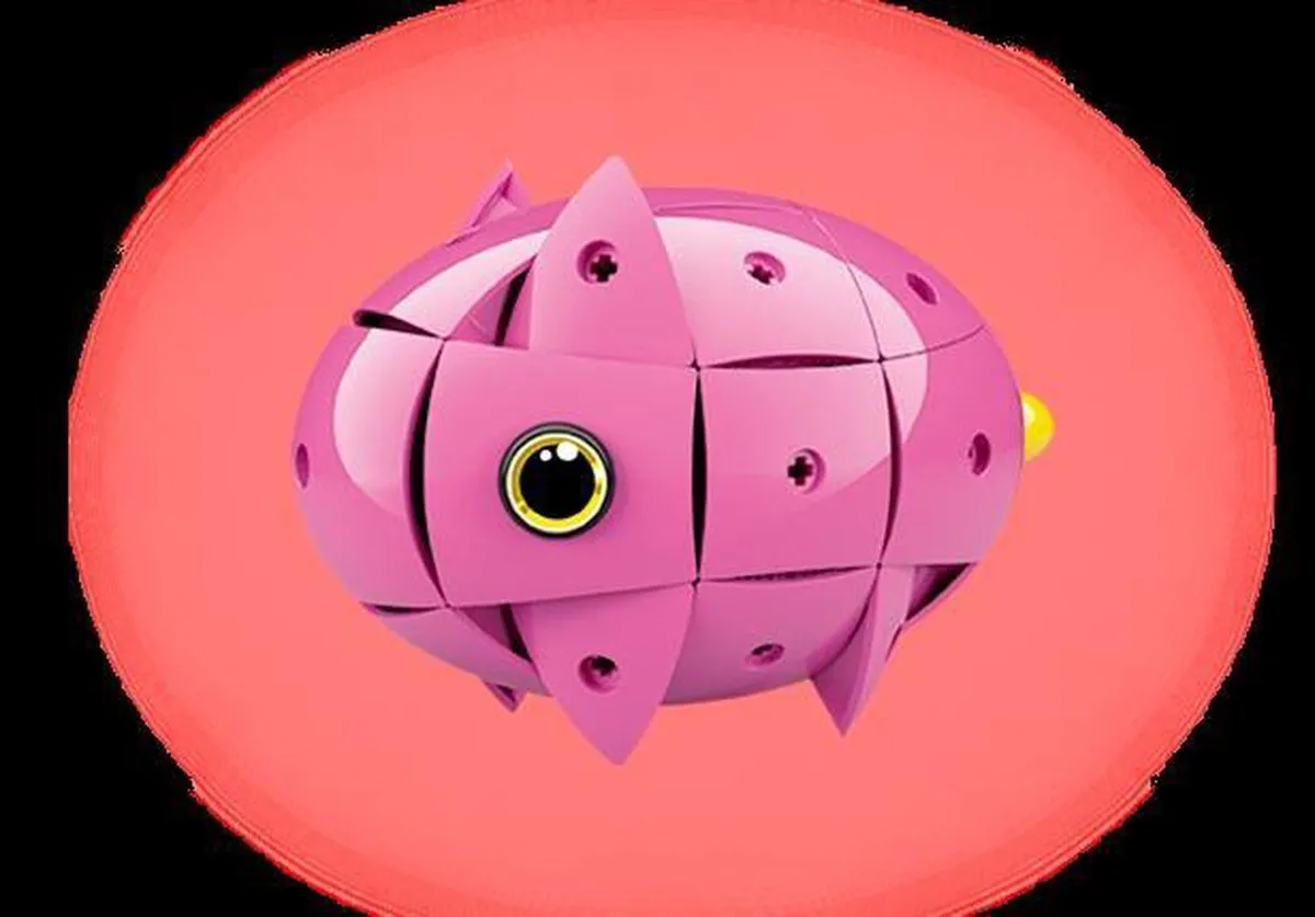 Geomag Kor Tazoo Dina Roze Bouwset - 71 Delen