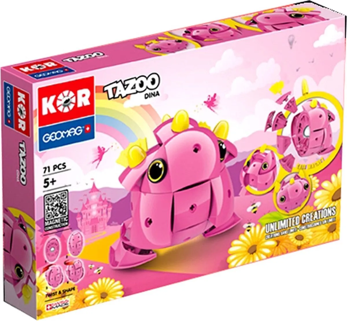 Geomag Kor Tazoo Dina Roze Bouwset