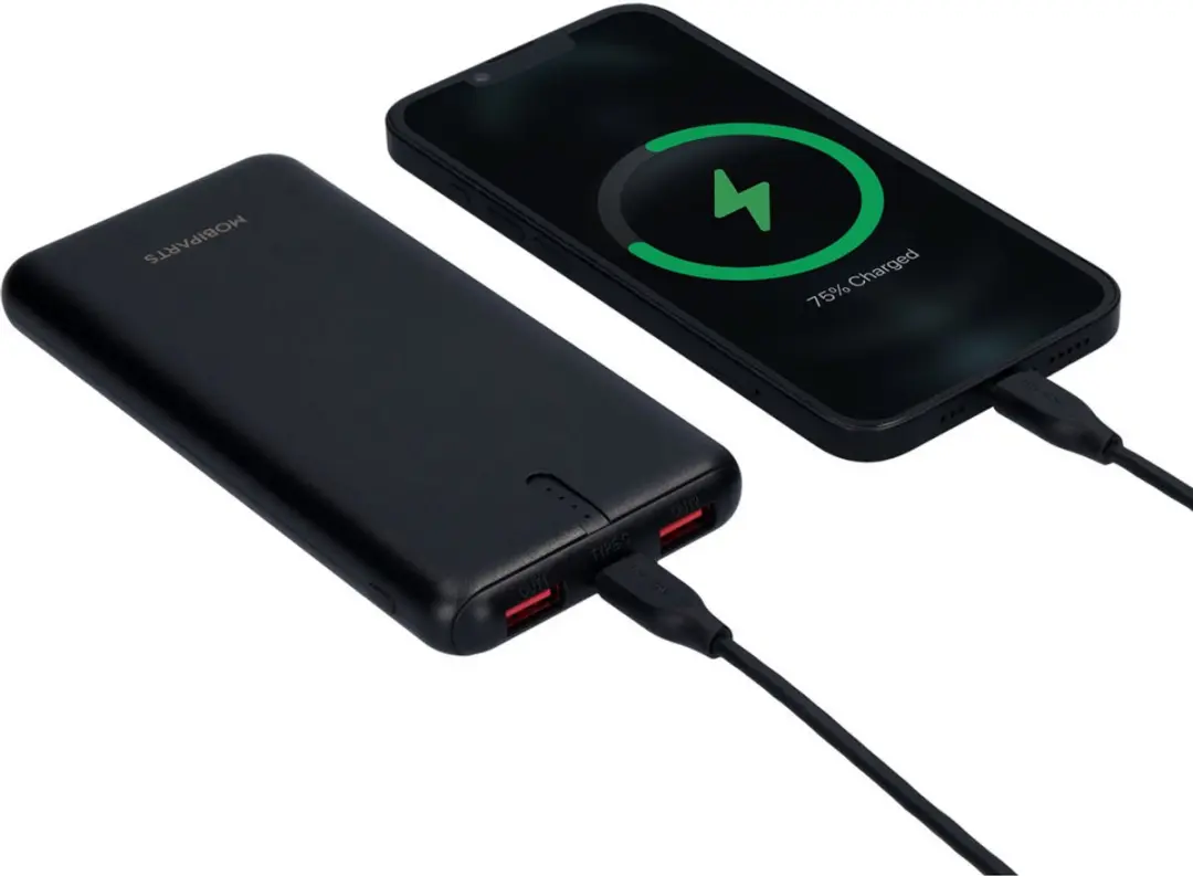 Mobiparts Powerbank III MP-129878 10.000mAh - 22,5W - Zwart - afbeelding 4 van 6