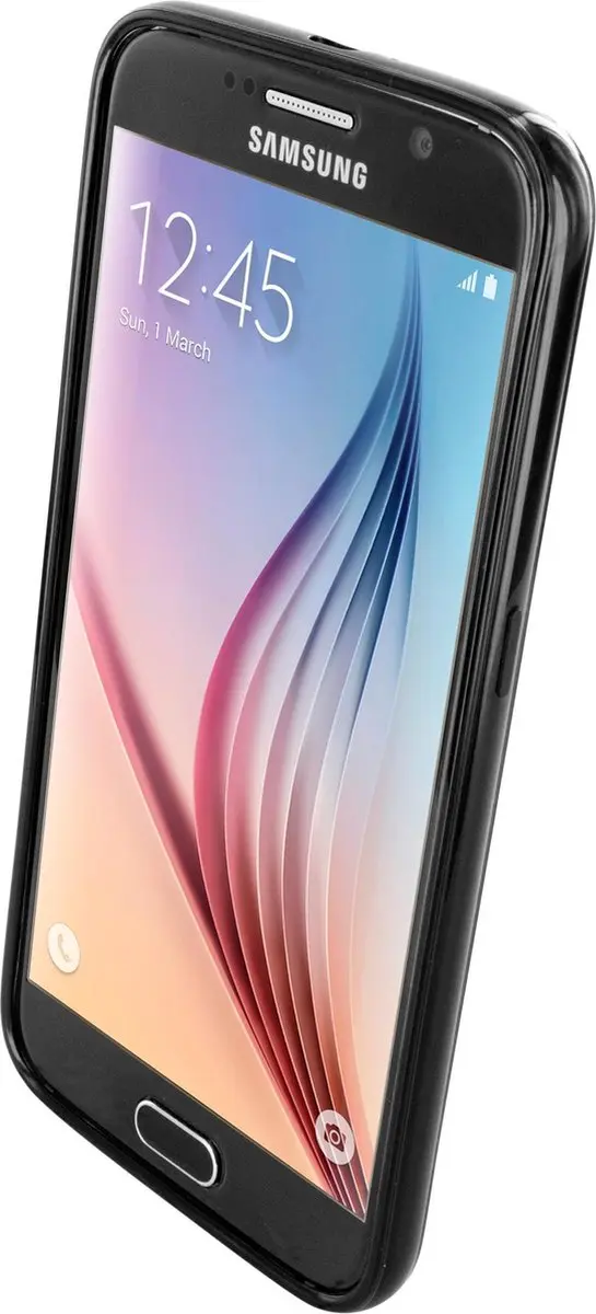 Mobiparts CTPU-SS6-01 Hoesje Samsung Galaxy S6 - Zacht TPU - Zwart