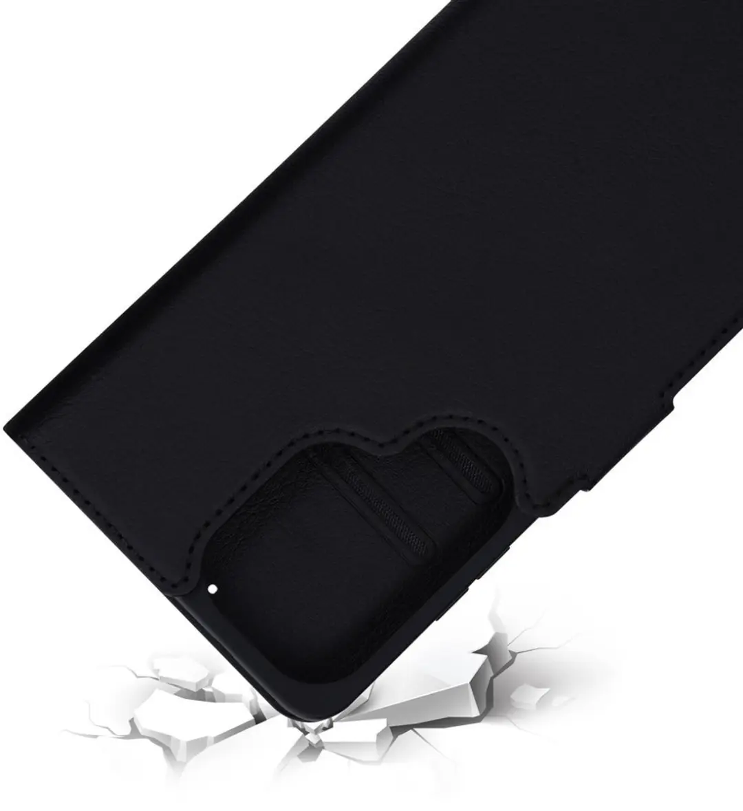 Mobiparts MP-131536 Hoesje Samsung Galaxy S26 Ultra - Wallet Eco Leer - Zwart