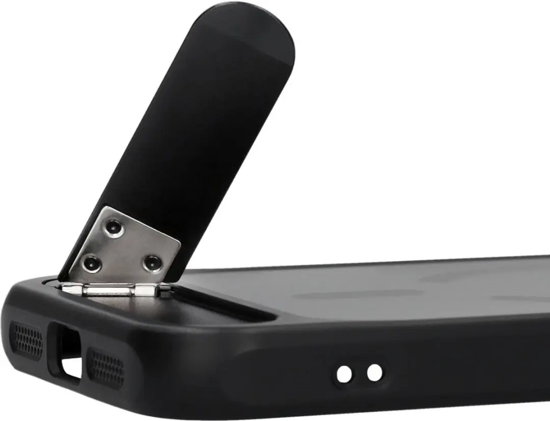 Mobiparts MP-103053 Hoesje iPhone 17 Pro Max - MagSafe - Zwart Transparant