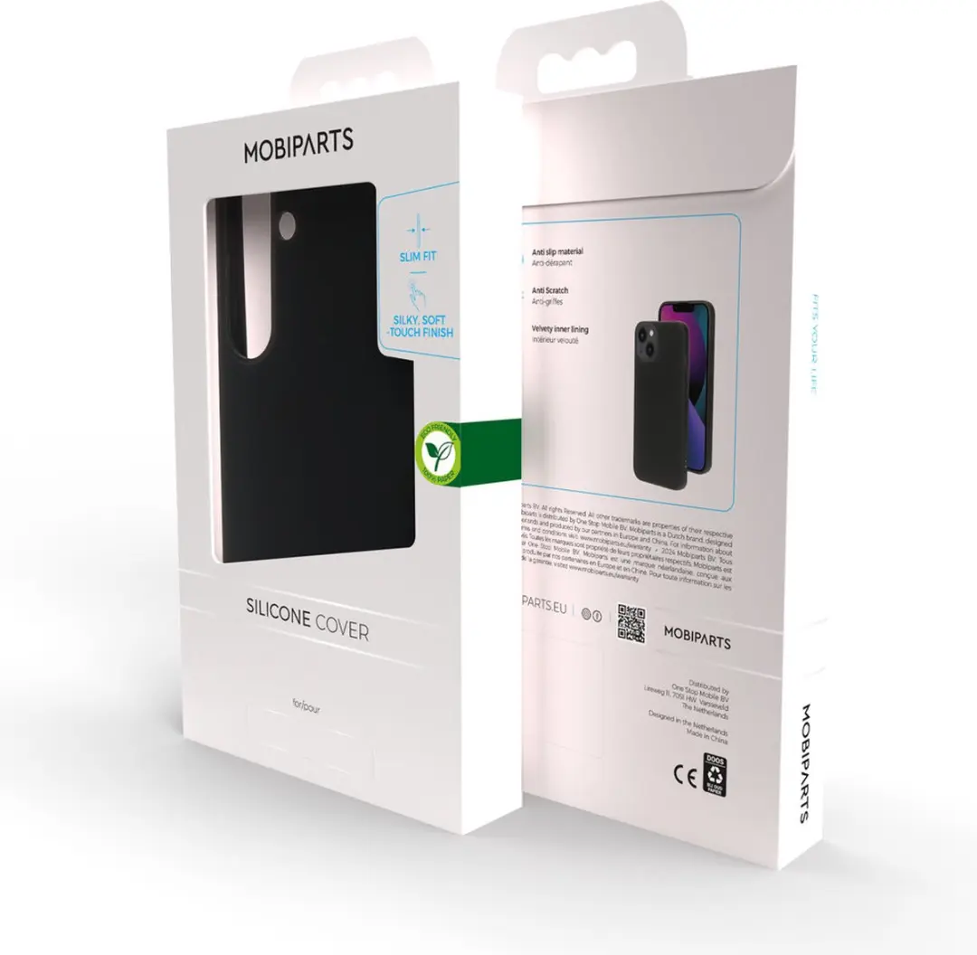 Mobiparts MP-5002116 Silicone Hoesje Samsung Galaxy S24 Plus - Zwart