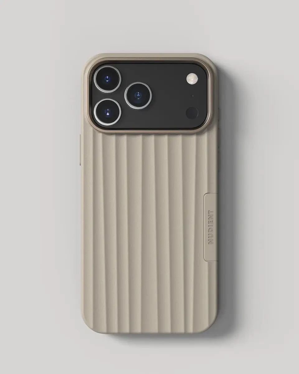 Nudient Bold MagSafe Hoesje iPhone 17 Pro Max - Beige - 00-001-0125-0028