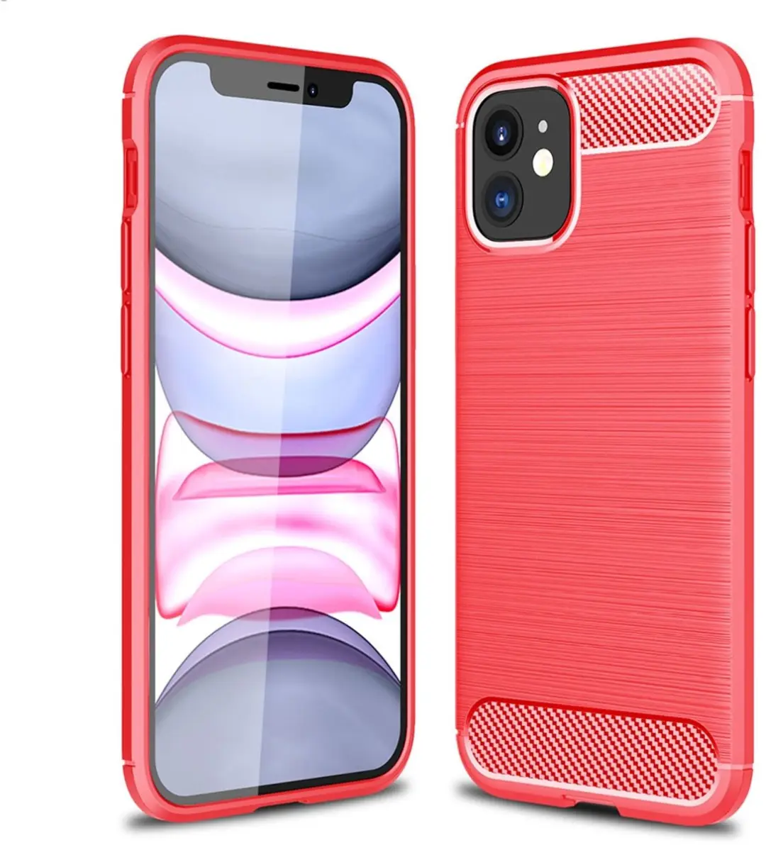 MobiQ Carbon Look Hoesje iPhone 12 Mini