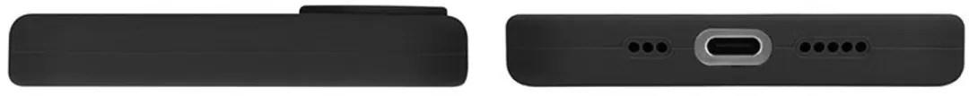 MobiQ Liquid Silicone Hoesje iPhone 16 Plus 46-00135 - Zwart