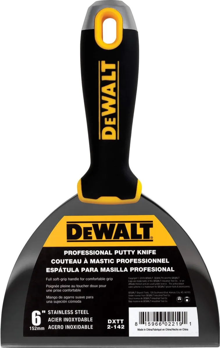 DeWalt Plamuurmes 152,4mm