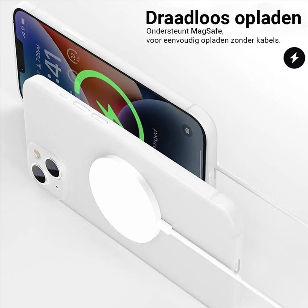 MobiQ iPhone 16 Ultra Dun Hoesje 46-00013 - Frosted Clear