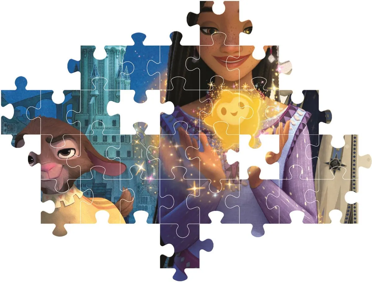 Clementoni Wish Disney Kinderpuzzel 104 Stukjes