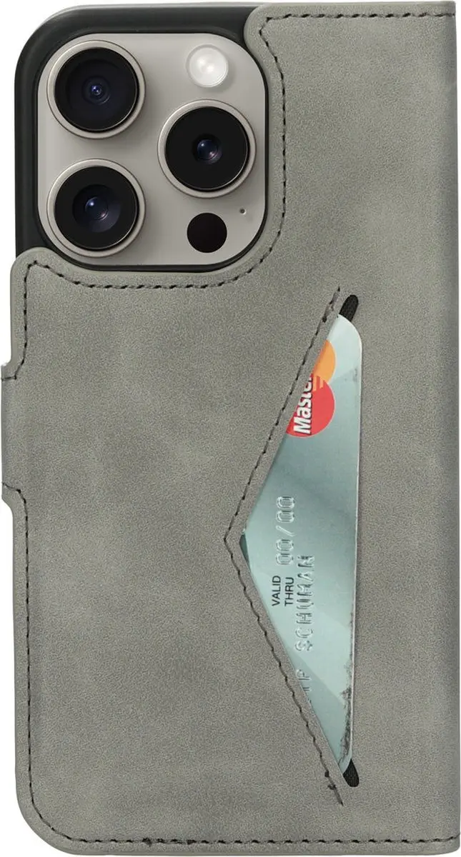 Mobiparts MP-124387 Hoesje iPhone 15 Pro - Grijs