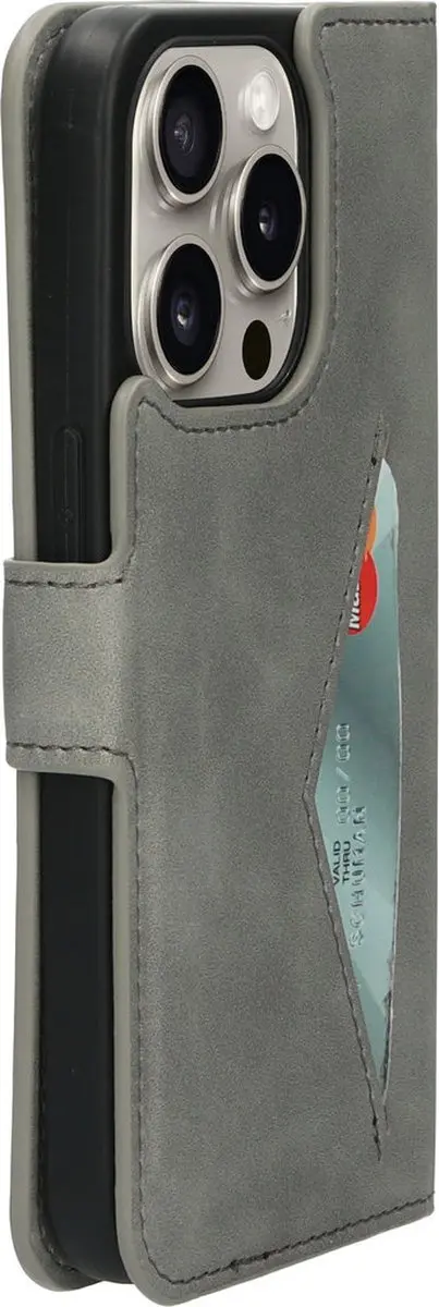 Mobiparts MP-124387 Hoesje iPhone 15 Pro - Grijs