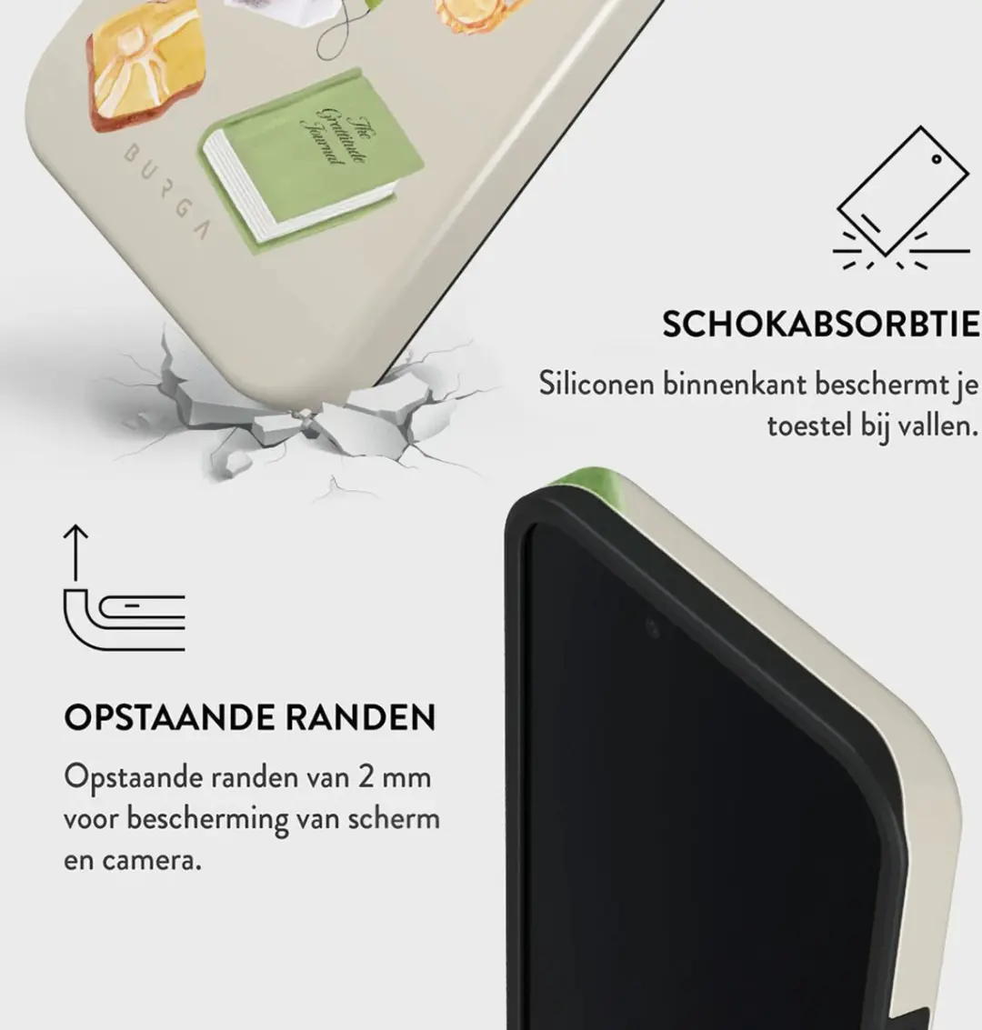 Burga Tough MagSafe Hoesje - iPhone 16e/17e - Soft Era