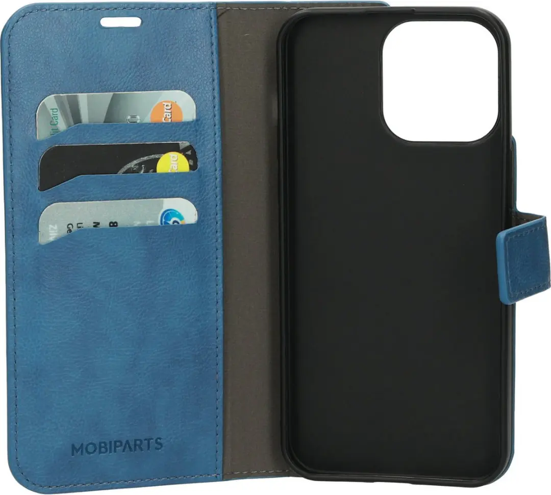 Mobiparts MP-124382 Hoesje iPhone 15 Pro Max - Blauw Eco Leer - afbeelding 6 van 6