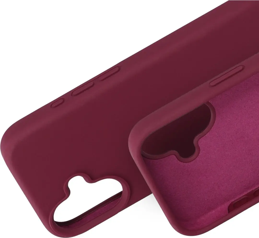 Mobiparts Hoesje iPhone 16 Siliconen - Paars Rood - MP-127665